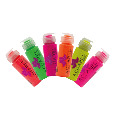 Acrílico Decorativo Colores Flúo X 60 cc