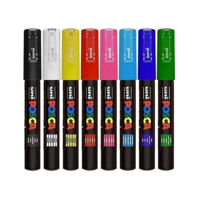 Marcador PC - 1M Estuche X 8 Colores - Imagen 2