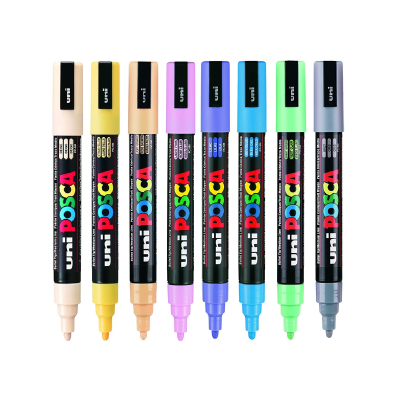 Marcador PC - 5M Soft Colors Estuche X 8 Colores - Imagen 2