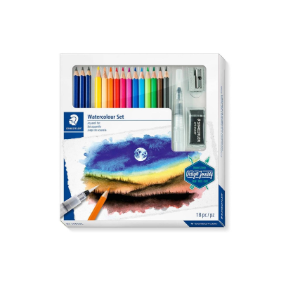 Set Lápices Acuarelables X 18 Piezas
