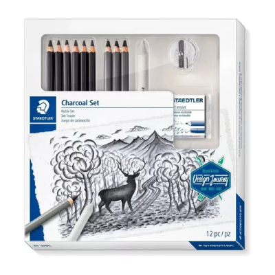 Set Carbonilla Charcoal X 12 Piezas