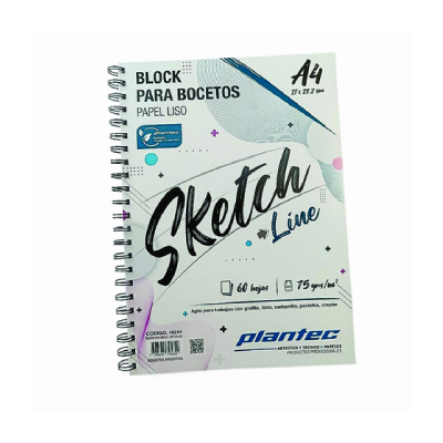 Block Anillado Sketch Line 60 Hjs 75 Grs A4