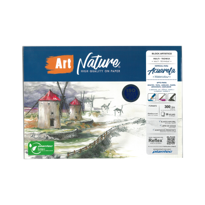 Block Art Nature 20 Hjs 300 Grs 17 X 25 Cm - Imagen 2