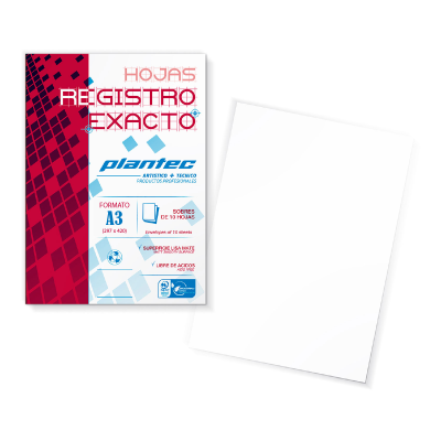 Papel Registro Exacto Por Unidad 210 Grs A3