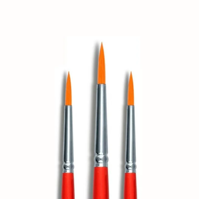 Pincel Redondo Toray Dorado Serie 8200 N° 4