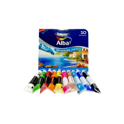 Tempera Premium X 10 Colores De 8 ml - Imagen 2