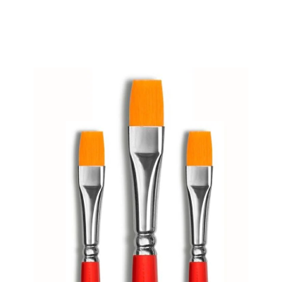 Pincel Plano Toray Dorado Serie 8400 N° 2