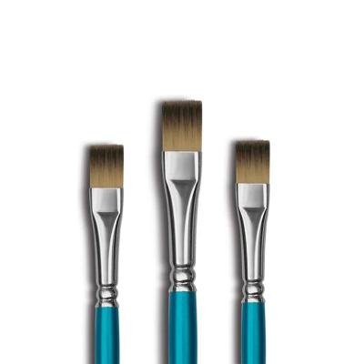 Pincel Plano Sintético Fume Serie 8420 N° 12