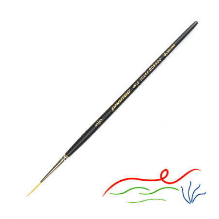 Pincel Liner De Fibra Sintética Dorada Toray Serie 8950