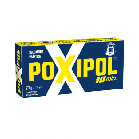 Soldadura Plástica Poxipol 10 Min  X 21 Grs / 14 Ml