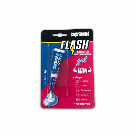 Adhesivo Instantáneo Flash Gel X 3 Grs