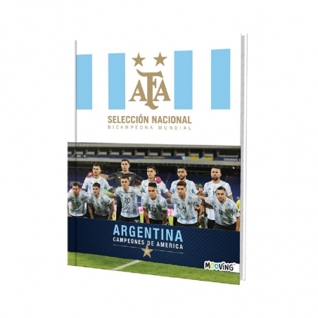 Cuaderno Tapa Dura AFA Selección Espiral 48 Hjs 16 X 21 Cm