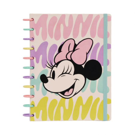 Cuaderno Inteligente A Discos Minnie Mouse 80 Hjs 90 Grs Carta