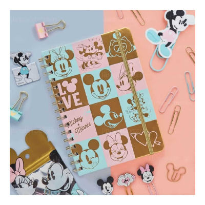Cuaderno Tapa Dura Rayado Mickey & Minnie 80 Hjs A5 - Imagen 2