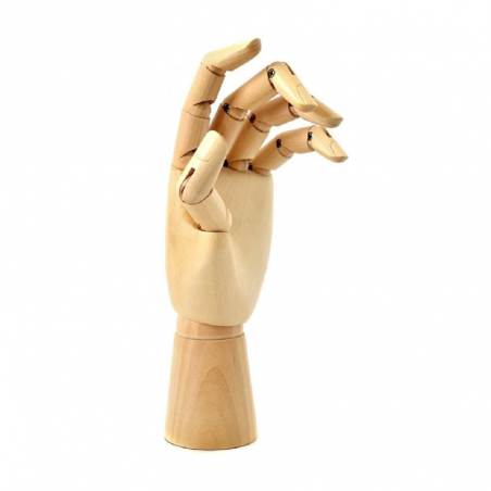 Mano Articulada De Madera