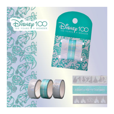 Cinta Washi Tape Disney 100 Años Blíster X 3 Unidades - Imagen 3