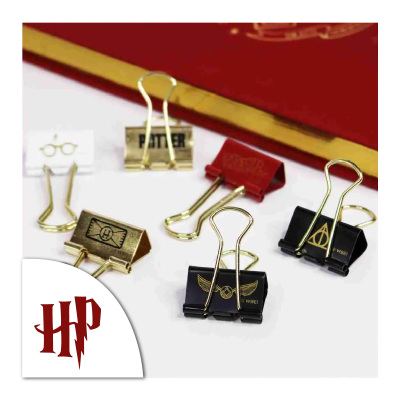 Binder Clips Harry Potter 25 Mm X 6 Unidades - Imagen 3