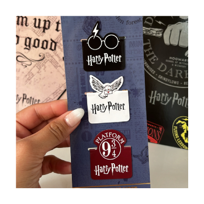 Magnetic Bookmarks Harry Potter X 4 Unidades - Imagen 3