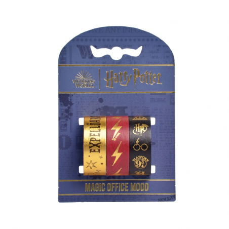 Cinta Washi Tape Harry Potter Blíster X 3 Unidades