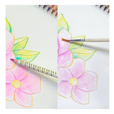 Lápices Acuarelables X 12 Colores - Imagen 3