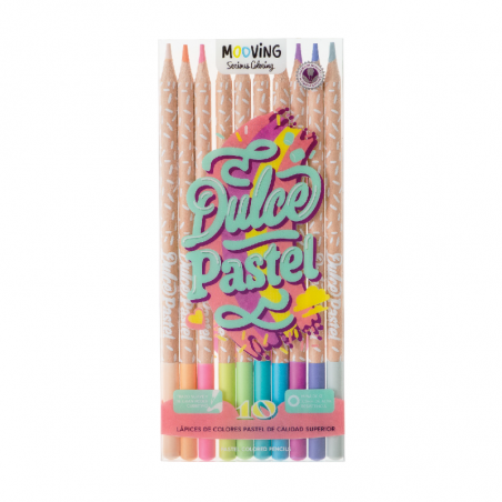Lápices Dulce Pastel X 10 Colores