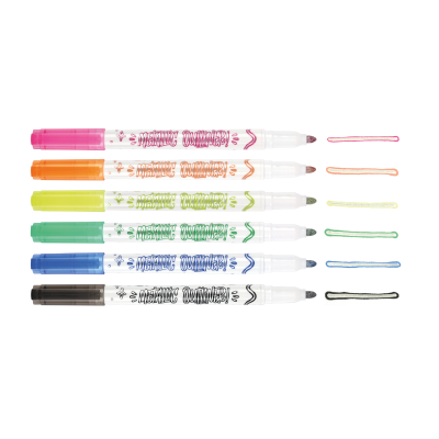 Marcador Metallic Outliner X 6 Colores - Imagen 2