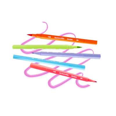 Marcador Miss Brush Doble Punta Pincel X 20 Colores - Imagen 3