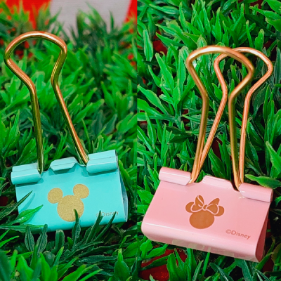Binder Clips Minnie & Mickey 25 Mm X 6 Unidades - Imagen 2