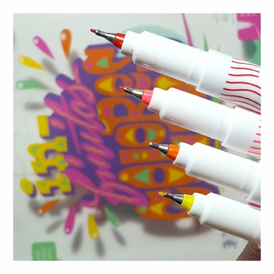 Microfibras Infinitos Luminosos X 5 Colores Neón - Imagen 3