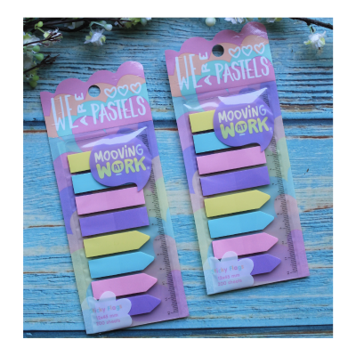 Set Banderitas Pastel X 8 Block 12 x 45 Mm x 200 Sheets - Imagen 2