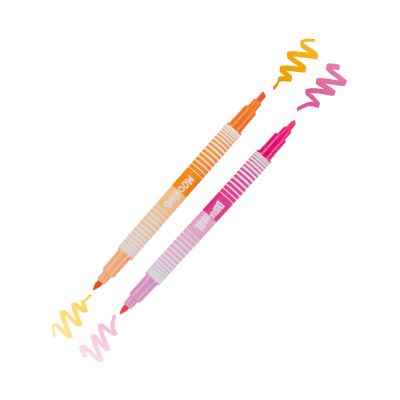 Resaltador Dupla Ideal X 4 Colores Neón Y Pastel - Imagen 3