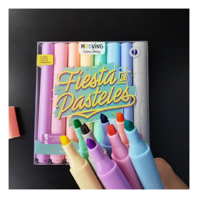 Resaltador Fiesta De Pasteles X 8 Colores - Imagen 3