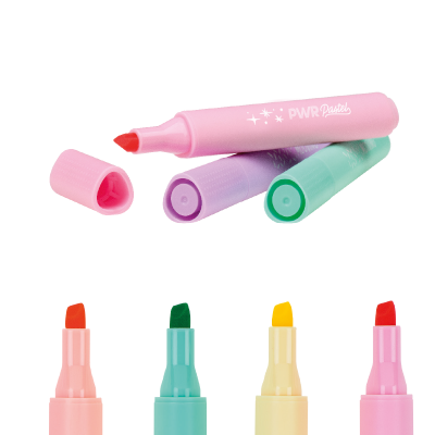Resaltador PWR Pastel X 5 Colores - Imagen 2