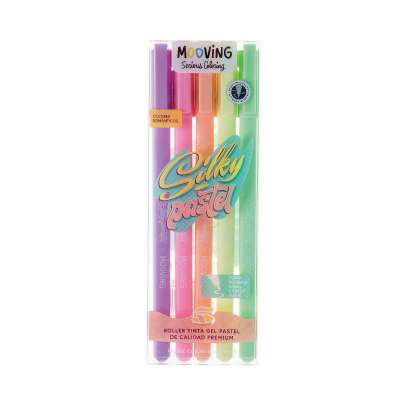 Roller Silky Pastel Tinta Gel X 5 Colores