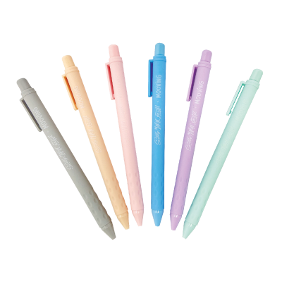 Roller Silky Magic Pastel Tinta Gel Retráctil X 6 Colores - Imagen 2