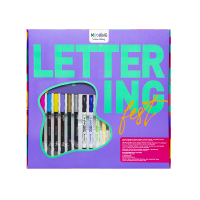 Set Lettering Fest X 22 Colores + 1 Block Para Lettering