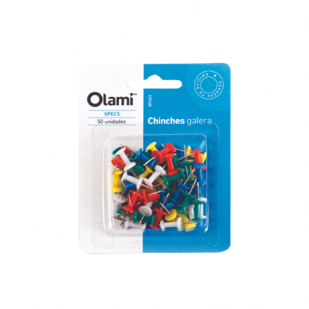 Blíster Chinches Galera De Color X 50 Unidades