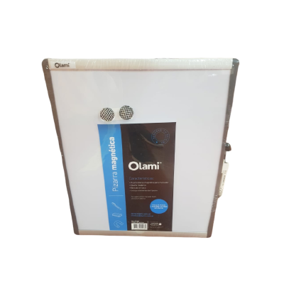 Pizarra Blanca Metálica De Aluminio 35.5 X 43 Cm - Imagen 2