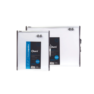 Pizarra Blanca Metálica De Aluminio 35.5 X 43 Cm - Imagen 3