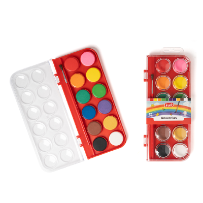Acuarelas Estuche Rigido X 12 Unidades - Imagen 2