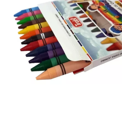 Crayón De Cera X 12 Colores - Imagen 2