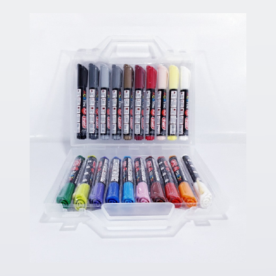 Marcador Acrylic Pop 4 - 6 Mm Valija X 20 Colores - Imagen 2
