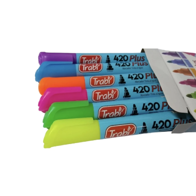 Marcador Al Agua 420 Plus 2 - 4 Mm X 6 Colores Neón - Imagen 3