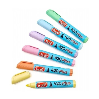 Marcador Al Agua 420 Plus 2 - 4 Mm X 6 Colores Pastel - Imagen 2