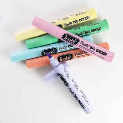 Marcador Punta Pincel Big Brush X 10 Colores Pastel - Imagen 3