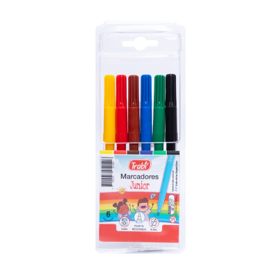 Marcador Junior X 6 Colores Surtidos