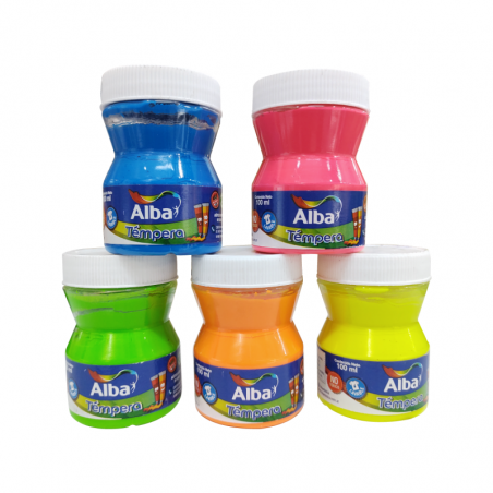 Témpera Premium Colores Fluo X 100 ml