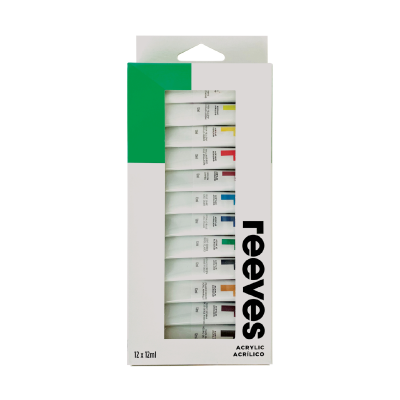 Set Acrílicos 12 Colores Surtidos X 12 ml