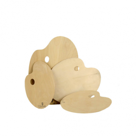 Paleta Guatambu Para Oleo Ovalada 20 X 30 Cm