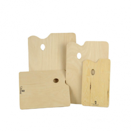 Paleta Guatambu Para Oleo Rectangular 20 X 30 Cm